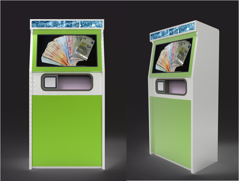 ultimo caso aziendale circa Il codice a barre ha azionato il Bancomat della macchina di BANCOMAT