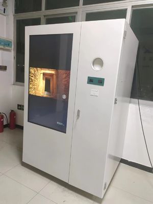 Qualità 50 pollici touch screen macchine di riciclaggio di smantellamento bottiglie di plastica lattine di metallo piatto Fabbrica