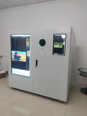 Qualità Supermercati Macchine automatizzate di riciclo inverso per bottiglie in PET / lattine di metallo Coupon di ricompensa / deposito digitale Fabbrica