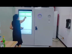 Intelligente vending machine inversa con visione AI rilevare codice a barre rilevare supporto linguaggio personalizzato
